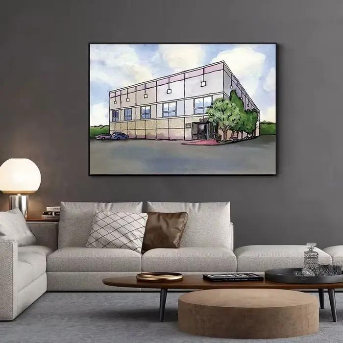 Affiche imprimée d'art moderne du bureau Pam Beesly