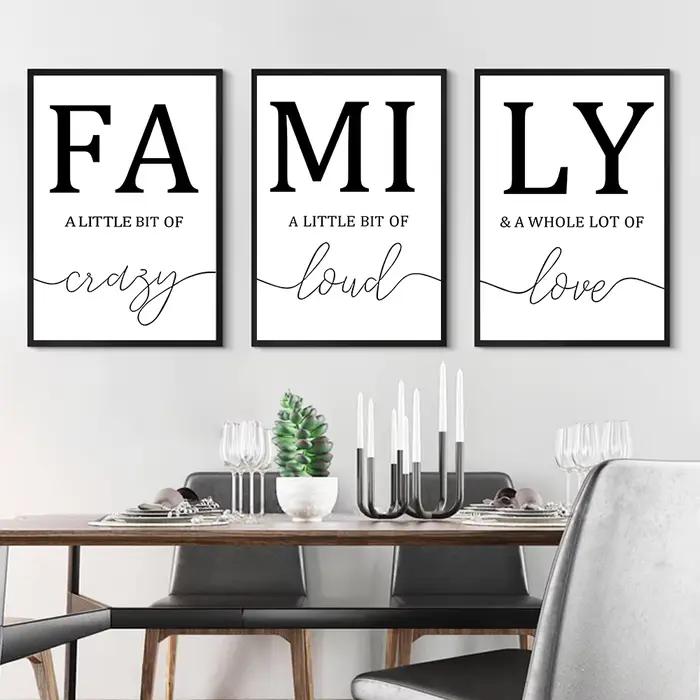 Affiche de famille Simple sans cadre