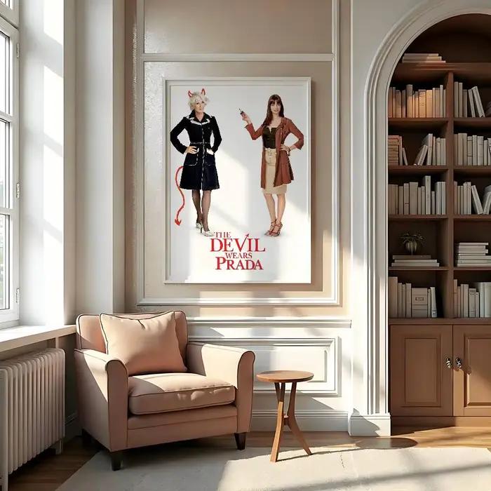 Film le diable porte Prada affiche galerie imprime auto-adhésif décor à la maison décoration Stickers muraux salon autocollant