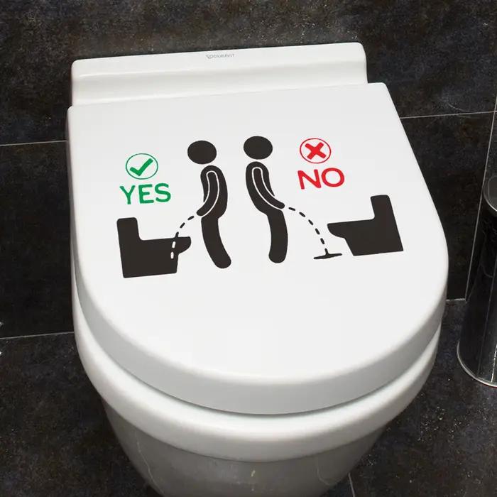 Autocollant de salle de bain mignon