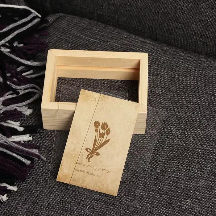 Cadre photo vintage en bois multi-décoratif