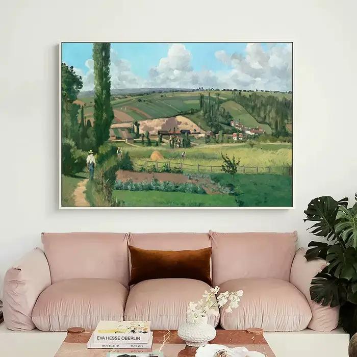 Affiche de paysage de la nature de Camille Pissarro