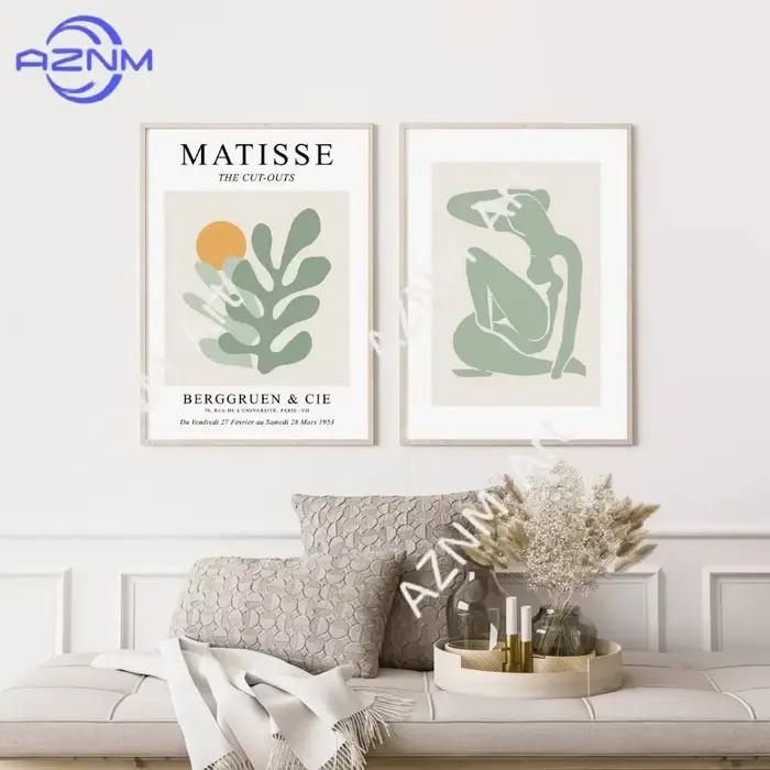 Affiches abstraites, impressions sur toile
