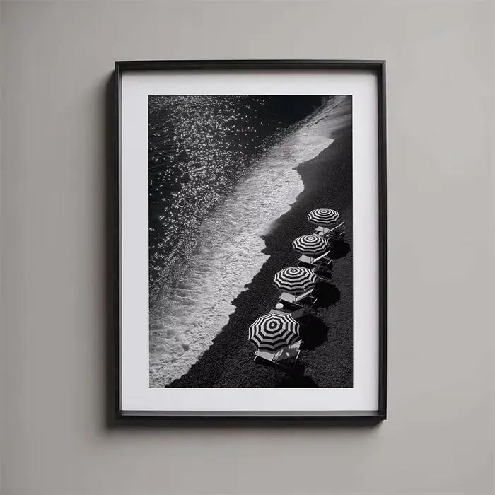 Affiche d'art de plage tropicale