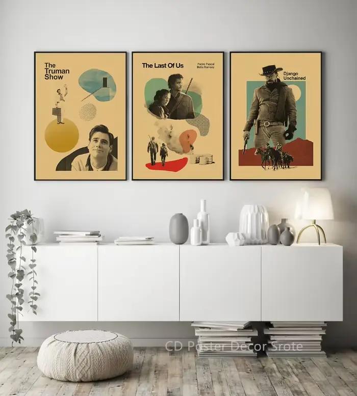 Affiche de film classique The Truman Show/Breaking Bad/Inglourious Basterds