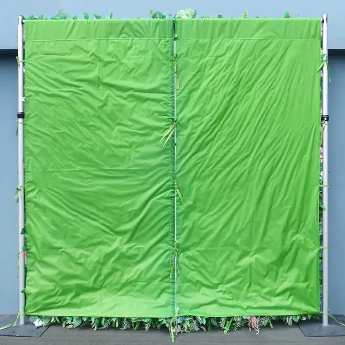 5D plantes vertes gazon mur enroulable tissu