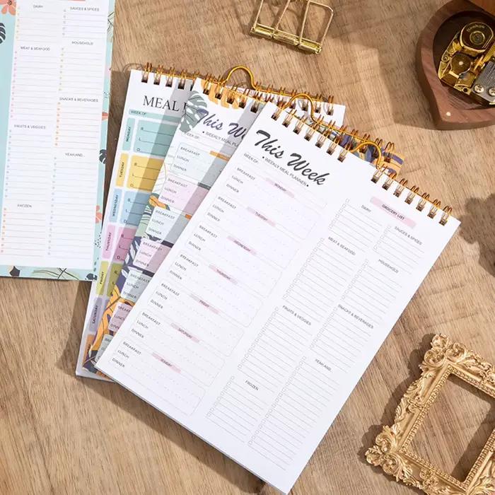 Bloc-notes de planification des repas