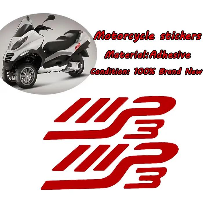 Logos d'emblèmes de Moto autocollants de Moto adaptés au Scooter de Moto MP3 125 300 400 500