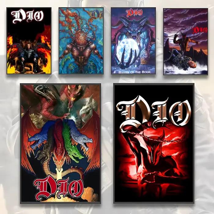 Rock Band Cool d-dio affiche Premium esthétique imperméable pour salon Bar maison décor moderne mur Art autocollant meilleur cadeau