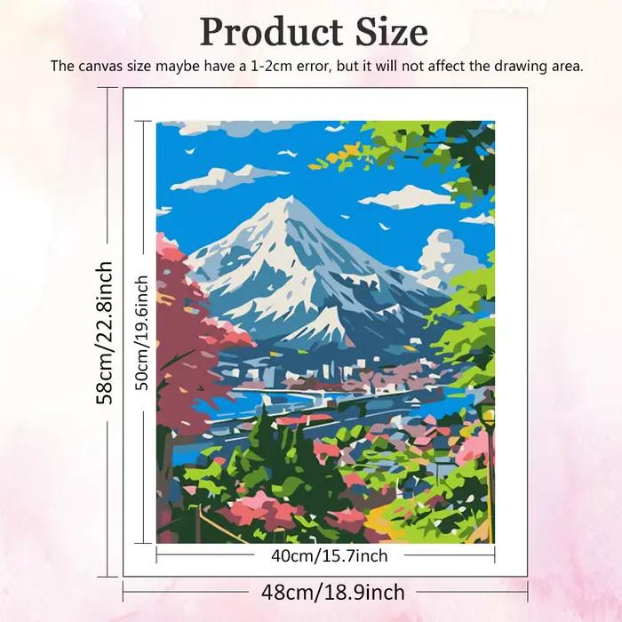 Peinture à l'huile par numéros paysage de montagne bricolage