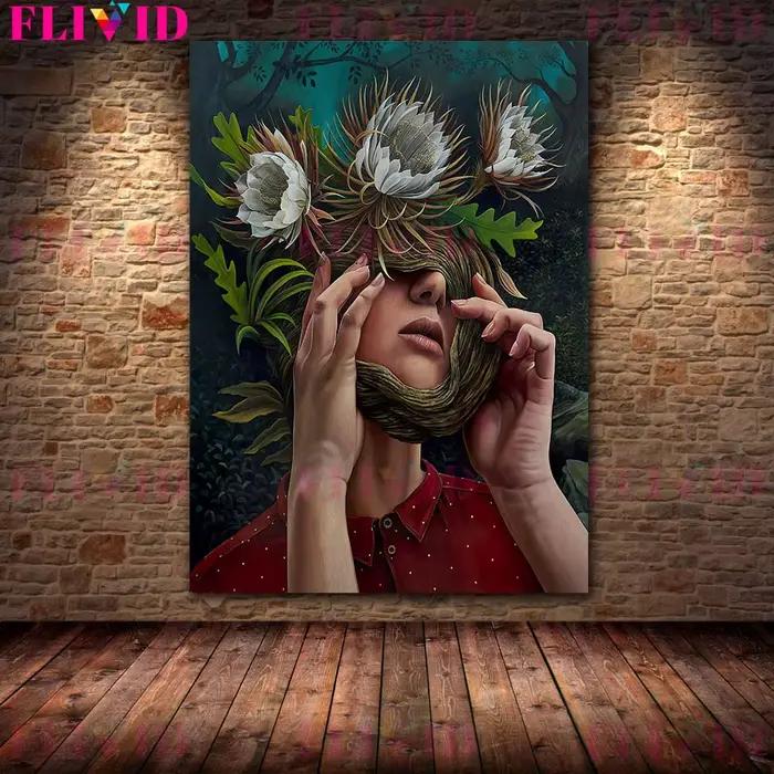 Peinture sur toile d'art mural vintage