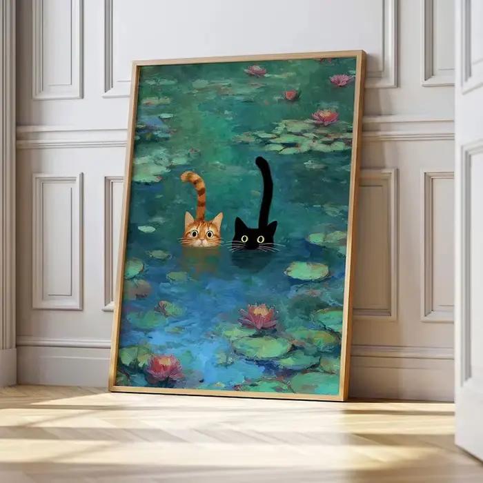 Impression d'art inspirée de Monet