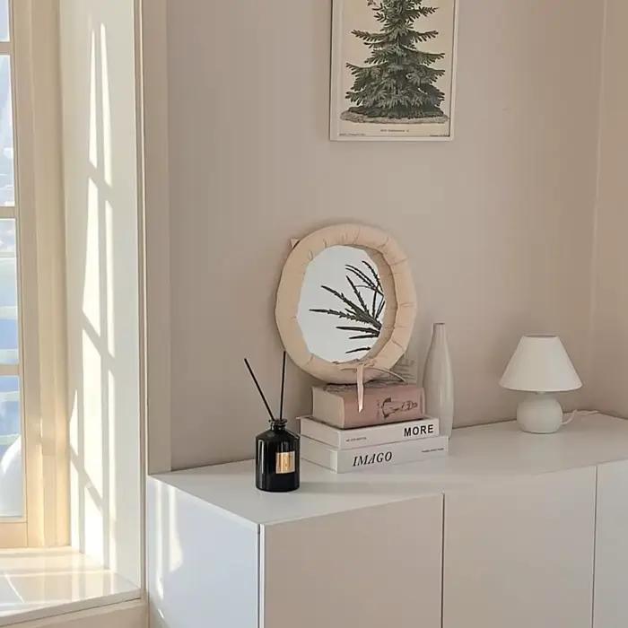 Miroir mural en tissu de coton