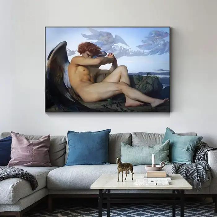 Affiche Vintage d'ange déchu Alexandre