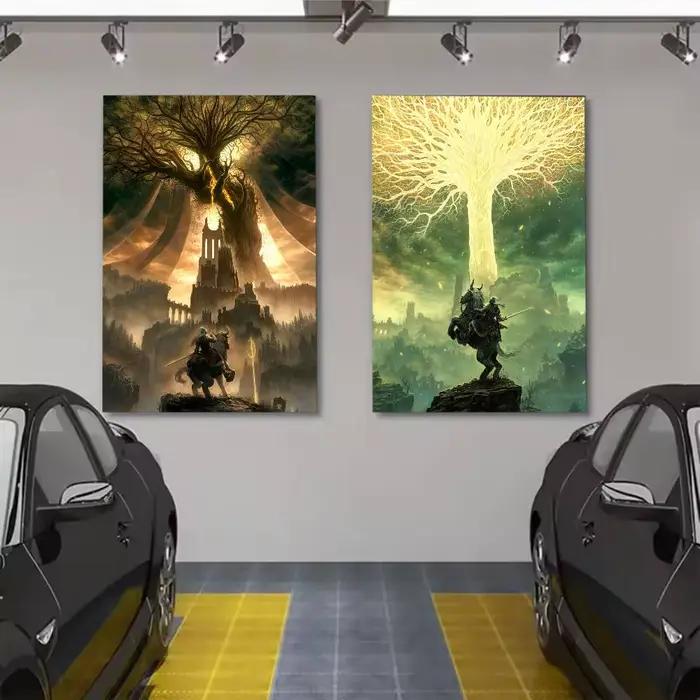 Affiche d'anneau de jeu e-oldens
