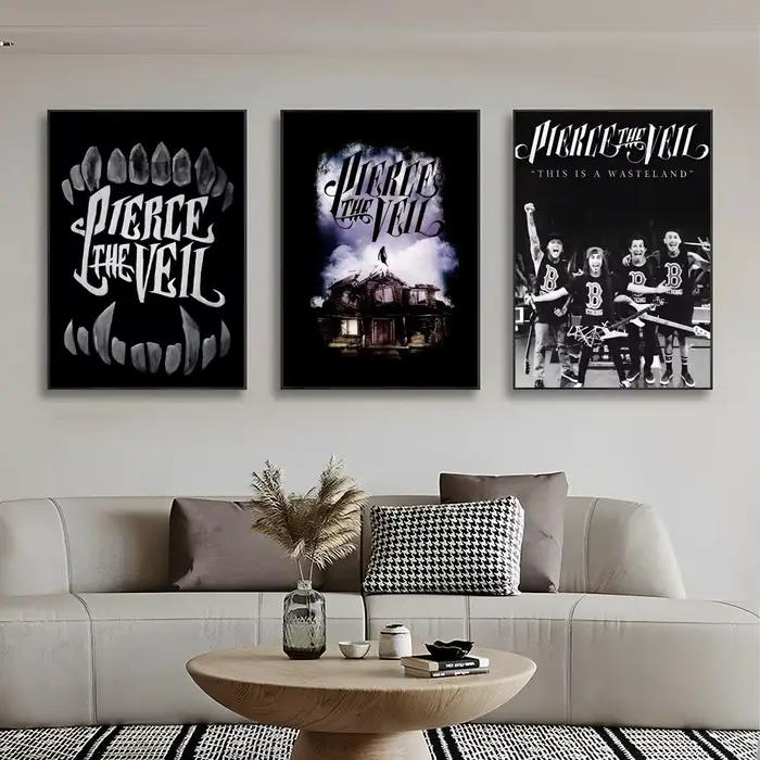 P-Pierce T-The Veil PTV Rock Band – affiche murale imprimée
