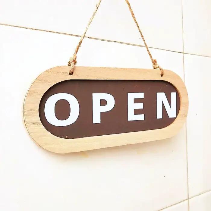 Panneau de porte double face en bois