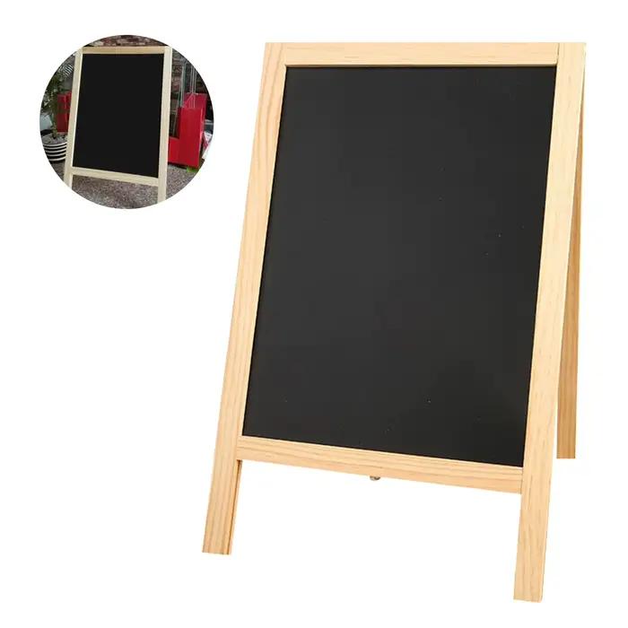 Tableau noir indépendant Double face en bois