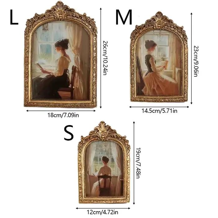 Cadre Photo Antique en forme d'arc