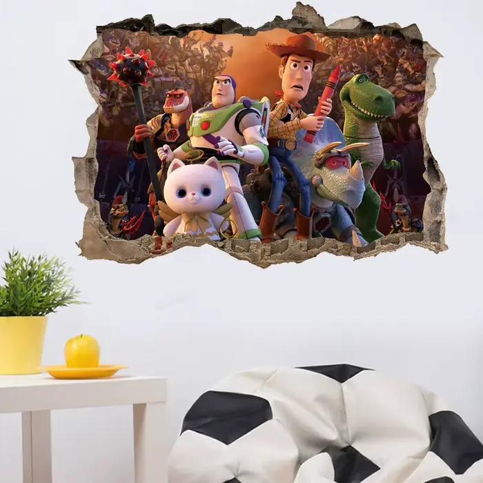 Autocollants muraux de dessin animé Toy Story