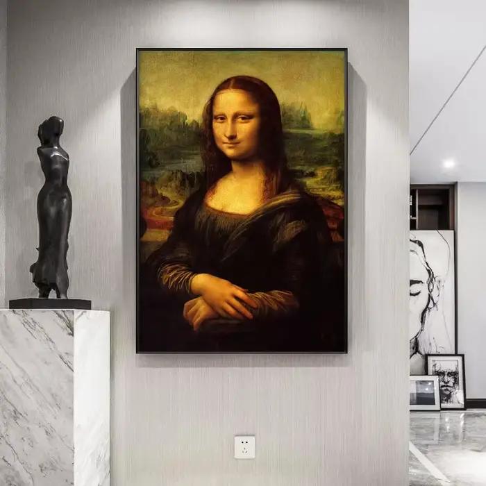 La Joconde célèbre toile d'art personnalisé par Leonardo Da Occasion i
