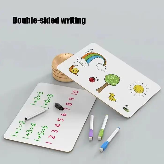 Mini tableau blanc Double face pour enfants
