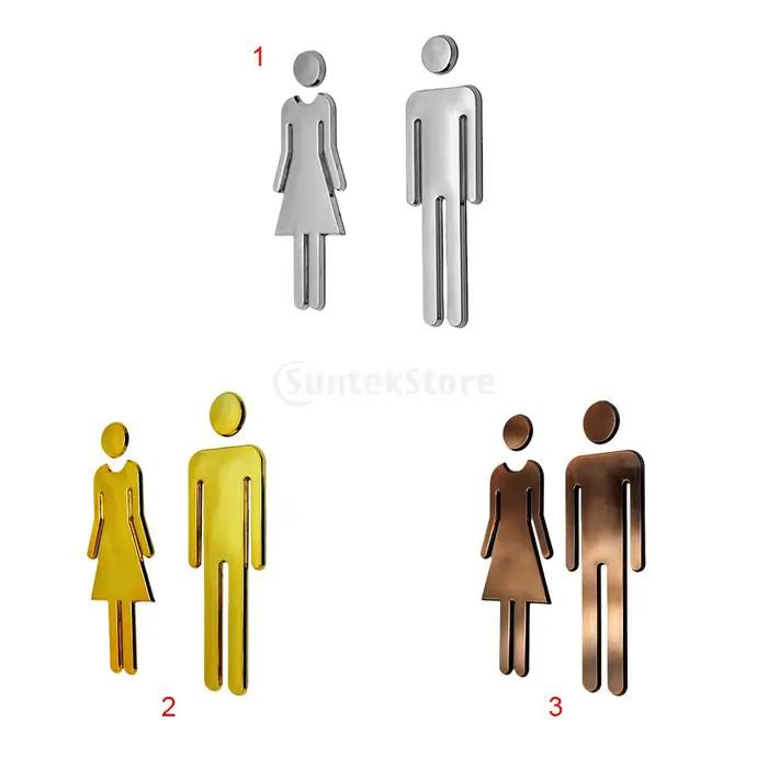 Autocollant de toilette pour homme et femme