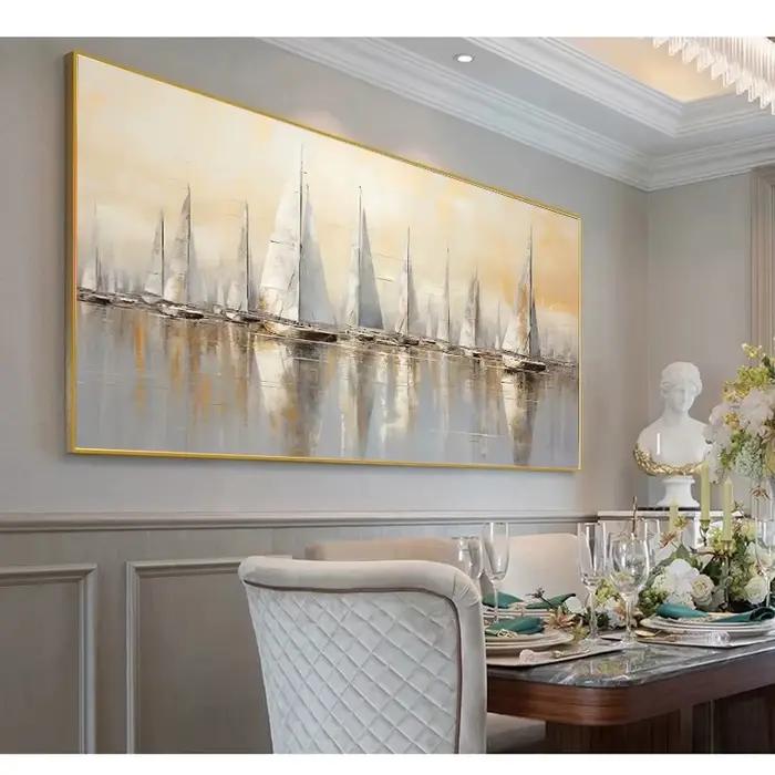 Toile de peinture de paysage marin nautique