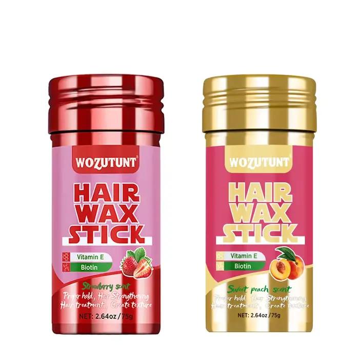Bâton de cire coiffante, finition naturelle Non grasse, pommade pour tous les types de cheveux crépus et flyaway, créer une Texture, produit de cire solide