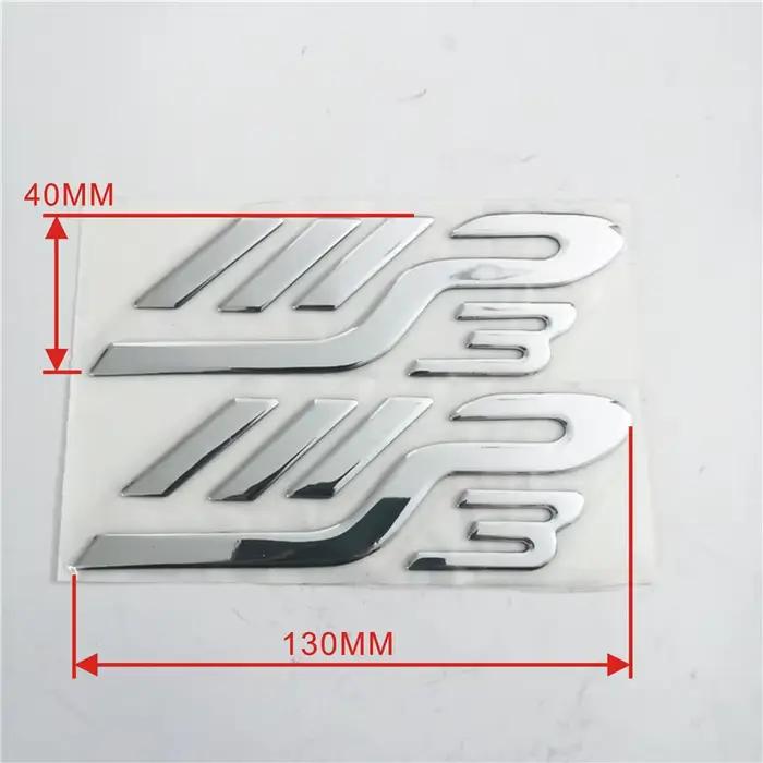 Autocollants argentés de moteur de logos de moto, emblèmes 3D, autocollant de scooter de moto, PIAGGIO MP3, 125, 300, 400, 500