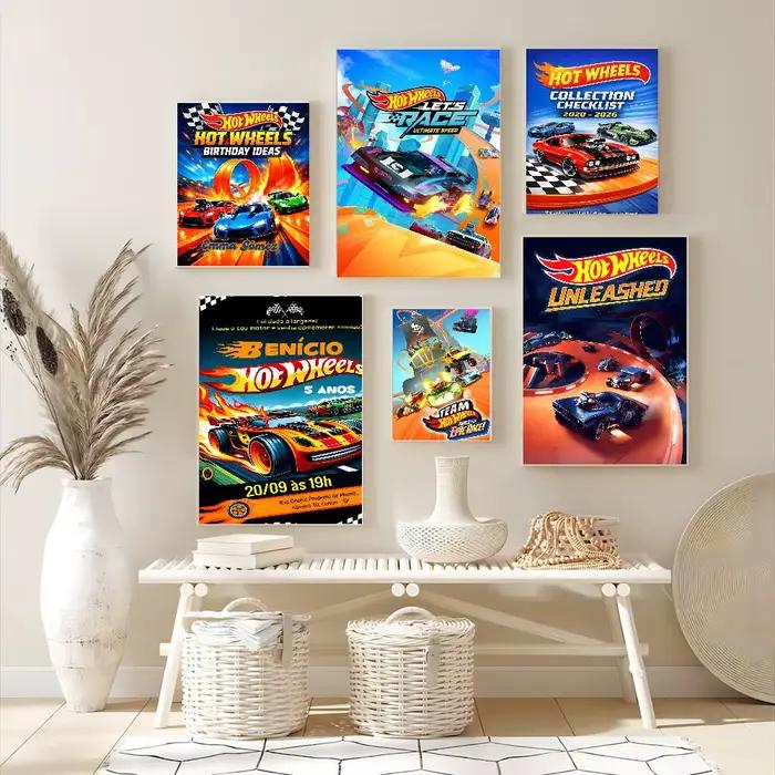 Affiches vintage classiques du film Hot Wheels