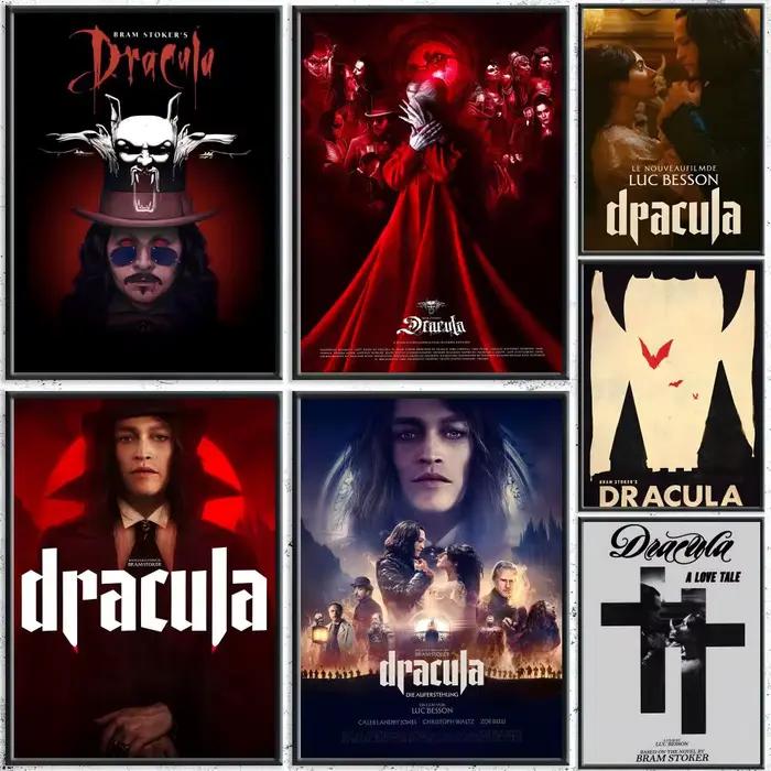 Film Dracula A Love Tale Poster HD Art mural auto-adhésif imperméable – Utilisation multi-scènes