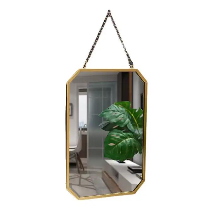 Miroir mural rectangulaire en fer de Style nordique