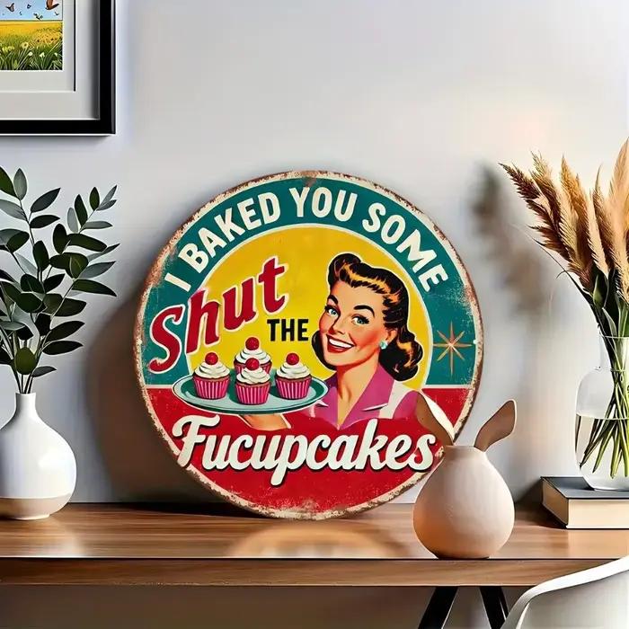 Décoration murale bohème « I Baked You Some Cupcakes » - pour la maison