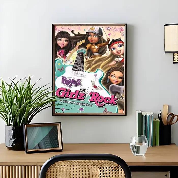 Bratz poupée classique Vintage affiche imprime Design parfait nordique moderne décor à la maison cadeau
