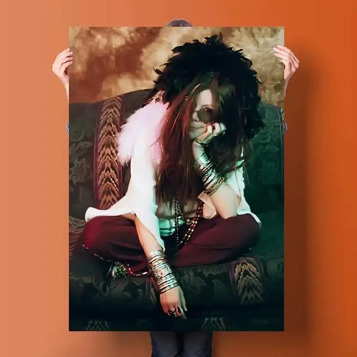 Janis Joplin affiche peinture décorative toile