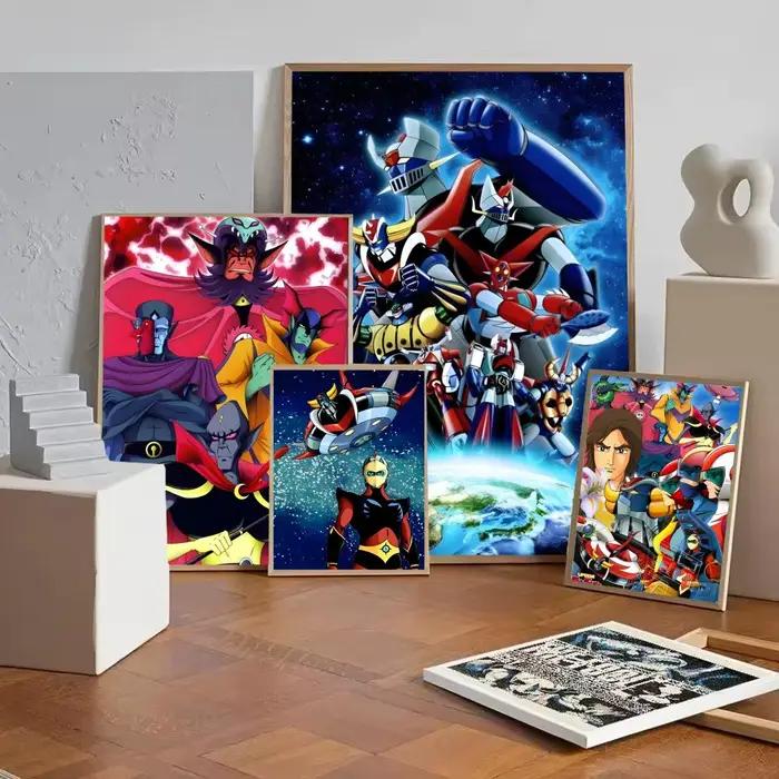 Affiche d'anime classique Robot G-Goldorak