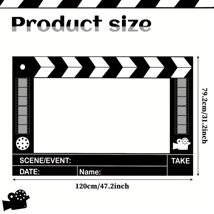 Cadre de photomaton en forme de claquette de cinéma