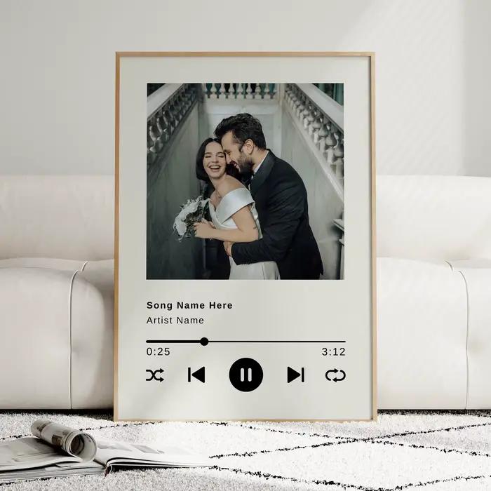 Affiche de chanson personnalisée