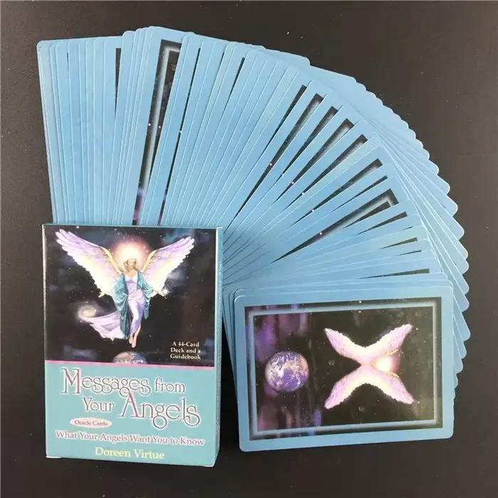 Cartes de Tarot, Messages de vos anges, cartes Oracle, jeux de société pour fête, jeu de cartes à jouer