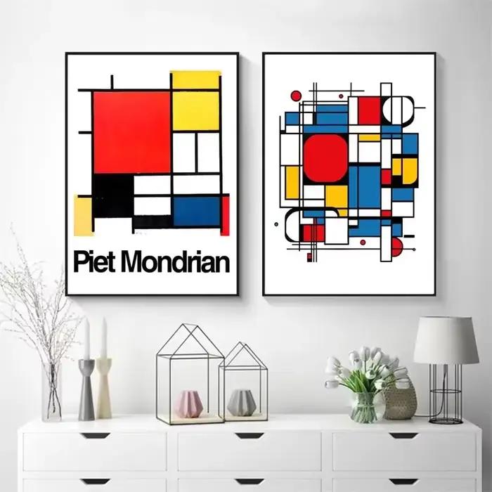 Art mural abstrait classique facilement
