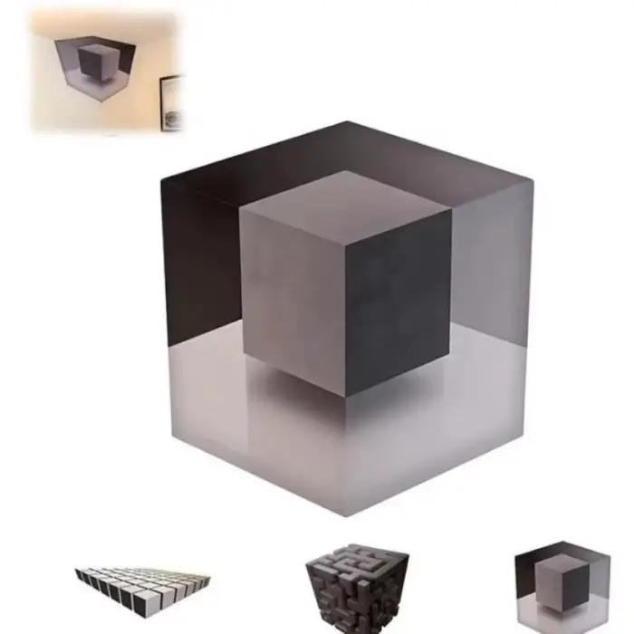 Nouvelle Décoration Murale 3D Effet Illusion Optique DIY : Redéfinition de la Réalité