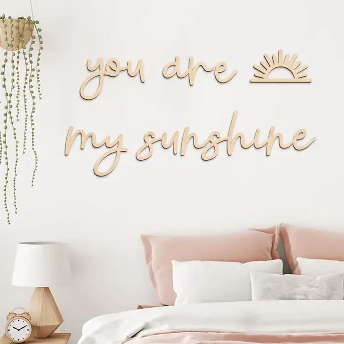 Plaques murales en bois avec Motif soleil