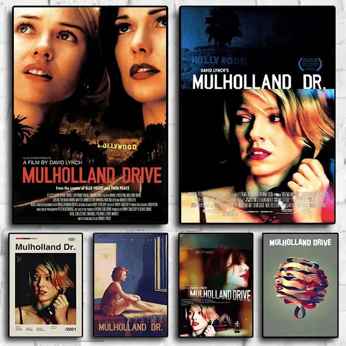 Affiche de film rétro classique Mulholland Drive
