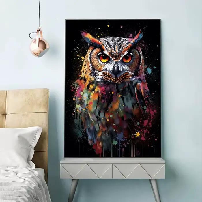 Affiche de Portrait d'animal aquarelle
