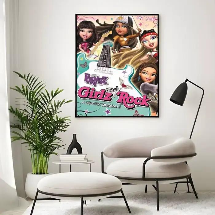 Bratz poupée classique Vintage affiche imprime Design parfait nordique moderne décor à la maison cadeau