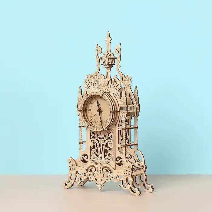Horloge hibou 3D Puzzle en bois