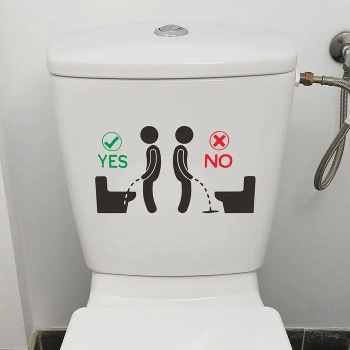 Autocollant de salle de bain mignon
