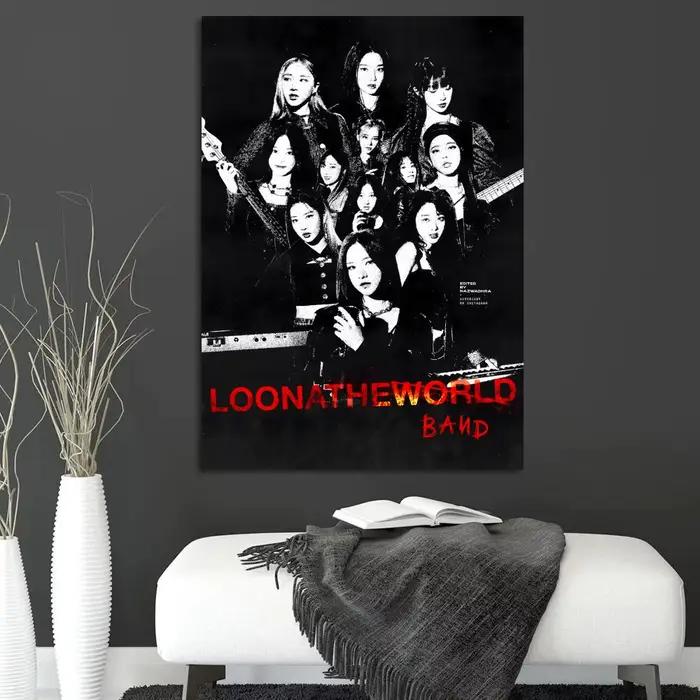 Affiche Kpop L-LOONA, autocollants haute définition