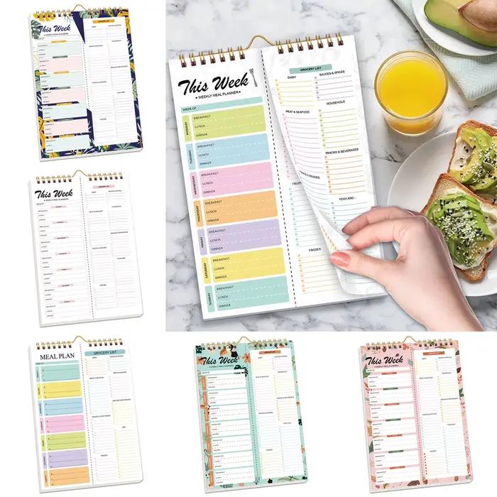 Bloc-notes de planification des repas